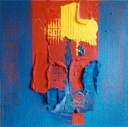 Fenêtres bleues, 60 x 60, août 2001