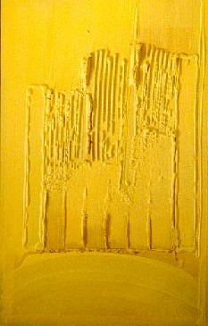 Le labour du champs de moutarde, 80 x 120, septembre 2000